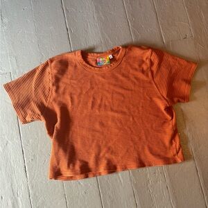 FINAL SALE Big Bud Press Textured Cropped T Shirt